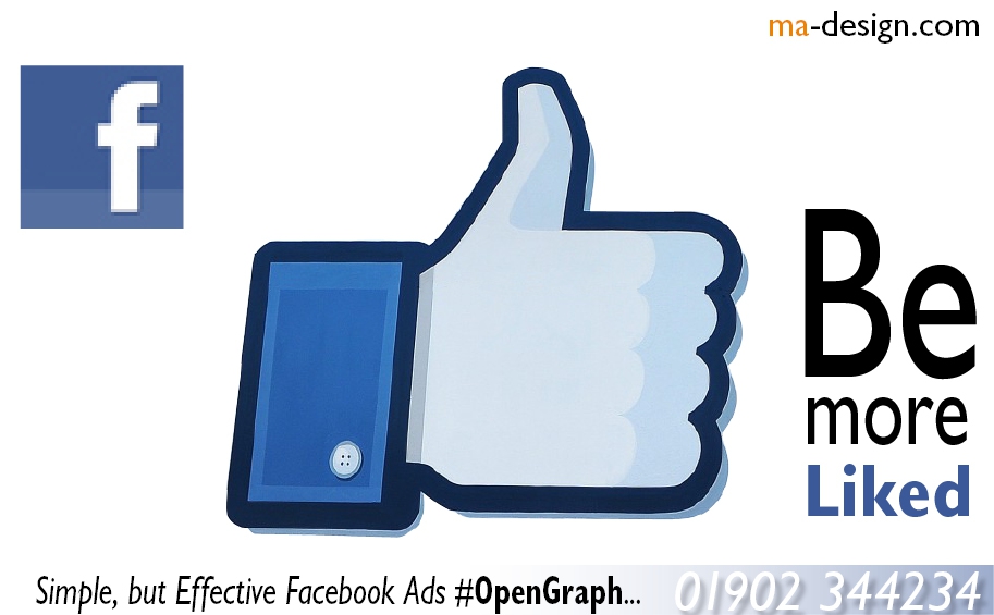 Our most recent Facebook OpenGraph Advert